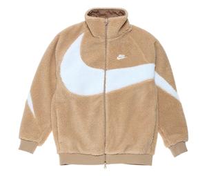 Buy Nike Big Swoosh Reversible Boa Jacket (Asia Sizing) Hemp White at Sasom – Authentic and Ready to Ship