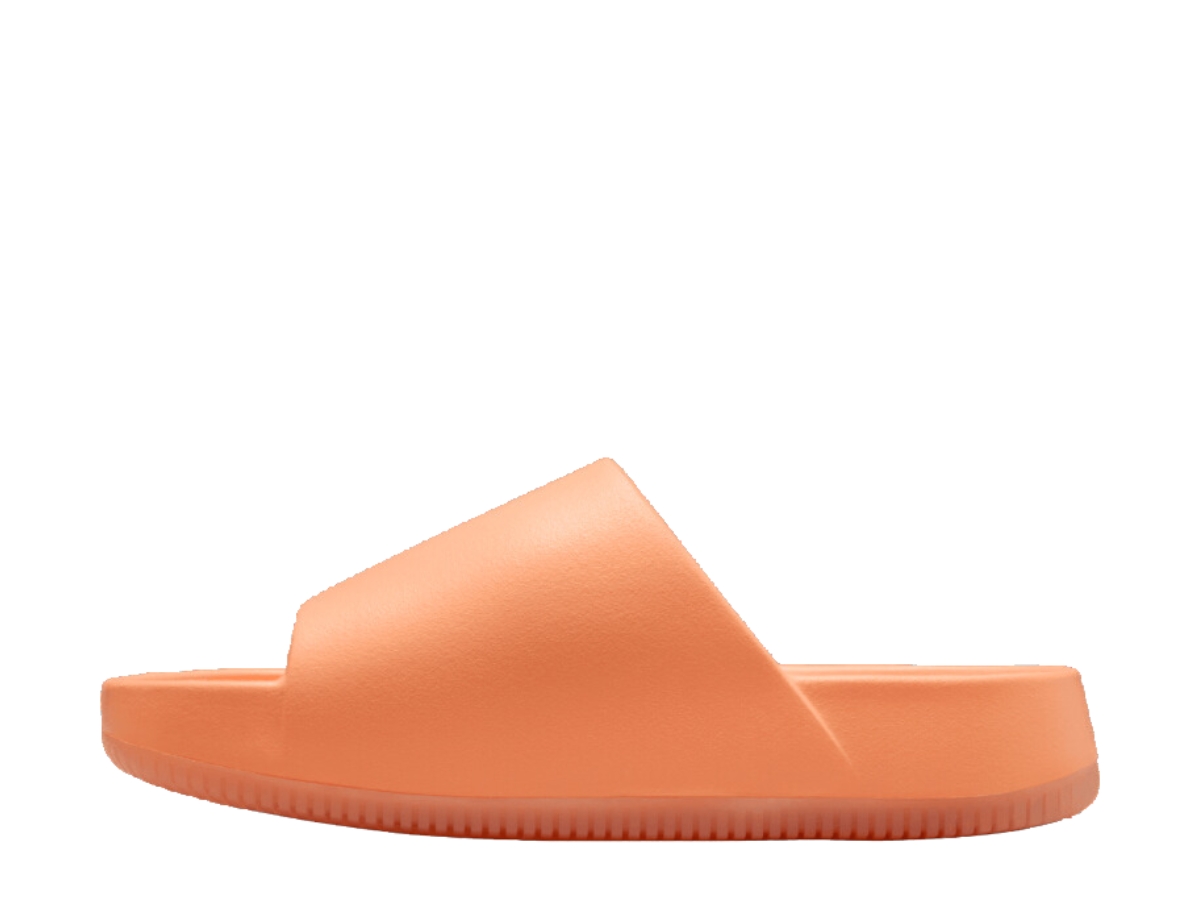 peach nike slides