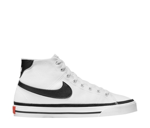 Buy Nike Court Legacy Canvas Mid 'White Black' at Sasom – Authentic and Ready to Ship