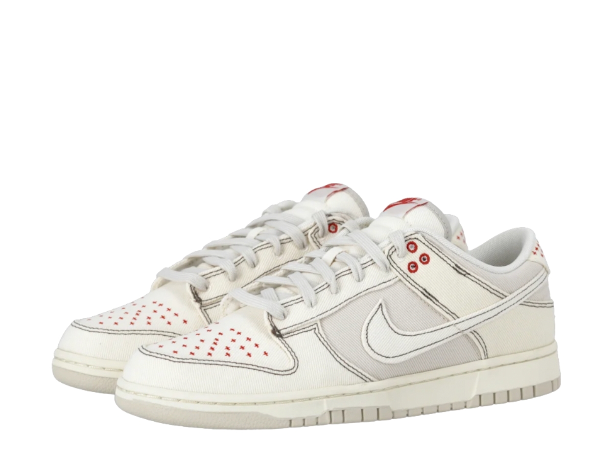 SASOM รองเท้าNike Dunk Low Light Orewood Brown Sashiko