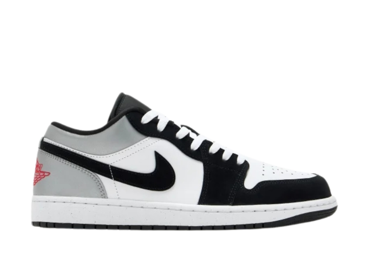 Jordan 1 Low SE White Fire Red Black Matte Silver