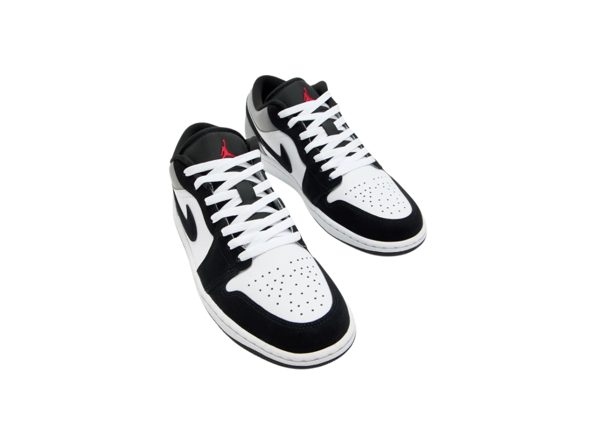 Jordan 1 Low SE White Fire Red Black Matte Silver