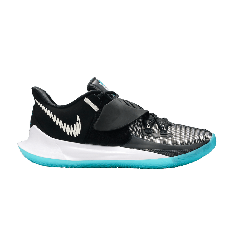 kyrie low 3 black and white