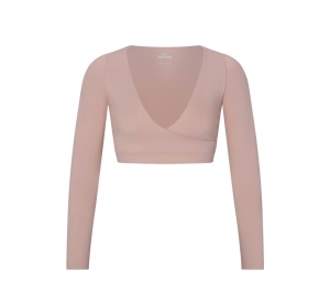 Buy Nike x SKIMS Wrap Long Sleeve Cropped Top Himalayan at Sasom – Authentic and Ready to Ship