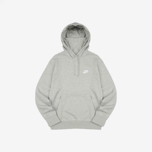 Buy Nike NSW Club Pullover Hoodie Dark Grey Heather - Asia at Sasom – Authentic and Ready to Ship