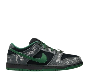 Nike SB Dunk Low Pro x There Anthracite And Gorge Green