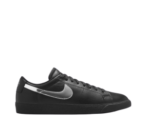 Nike SB Zoom Blazer Low x Dancer Skateboards Black And Metallic Silver