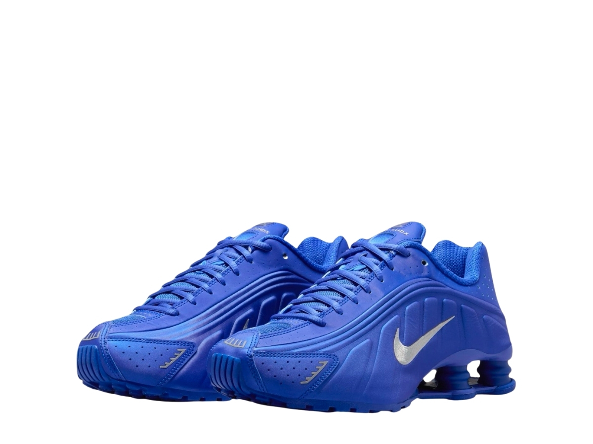 Nike Shox R4 Racer Blue And Metallic Silver (W) | SASOM