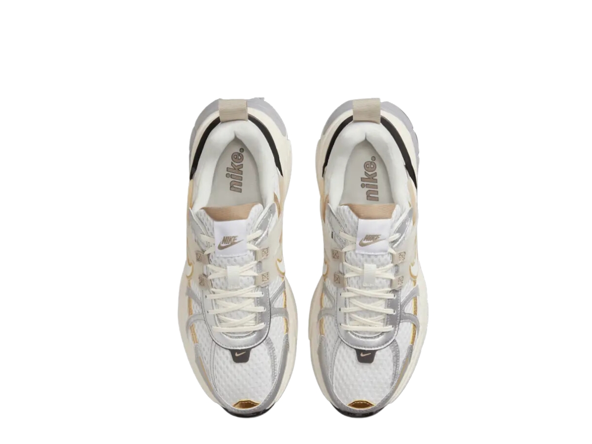 Nike V2K Run White Khaki Metallic Silver (W)
