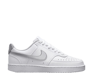 Buy Nike Wmns Court Vision Low Next Nature 'White Metallic Silver' at Sasom – Authentic and Ready to Ship