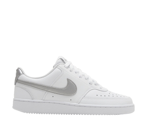 Buy Nike Wmns Court Vision Low 'White Metallic Silver' at Sasom – Authentic and Ready to Ship