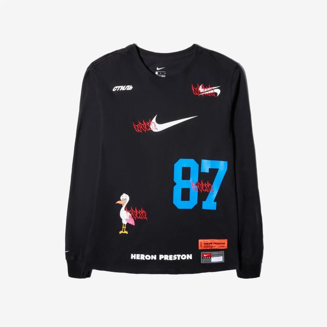 SASOM | เสื้อผ้า Nike x Heron Preston L/S T-Shirt Black เช็คราคาล่าสุด