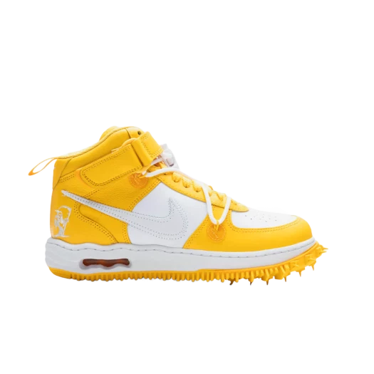 Nike x Off-White Air Force 1 Mid SP Leather Varsity Maize