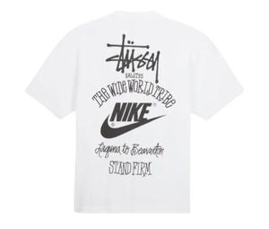 Buy Nike x Stussy The Wide World Tribe T-Shirt White at Sasom – Authentic and Ready to Ship