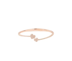 Buy Katespade Yours Truly Pave Open Hinge Cuff Rose Gold at Sasom – Authentic and Ready to Ship