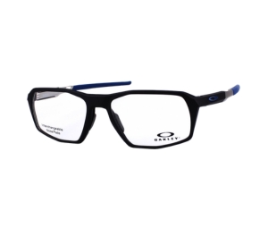 Oakley Tensile OX8170-0556-56 Sunglasses In Black-Blue Acetate Frame With Mirror Lenses