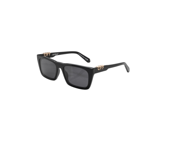 Buy Off-White Sunglasses Shiny In Shiny Black Acetate Frame With Dark Grey Lenses at Sasom – Authentic and Ready to Ship