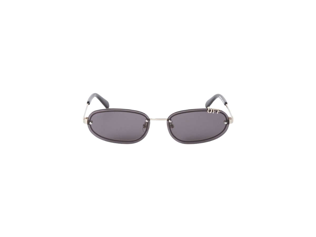 Off-White Miami Sunglasses In Gold Acetate Frame With Grey 