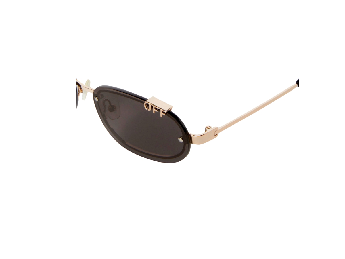 SALE!!! Off-White MIAMI Women Sunglasses Gold OERI13M MIAMI 7664 NEW AUTHENTI Off-White Miami Sunglasses In Gold Acetate Frame With Grey  main image 3
