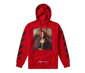 red mona lisa off white