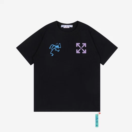 Buy Off-White 90's Liquid Oversized T-Shirt Black | SASOM