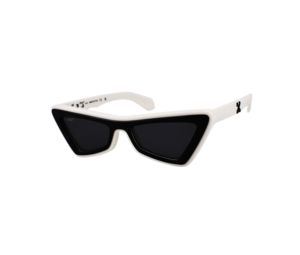 Buy Off-White Artemisia Sunglasses In Black-White Acetate Frame With Dark Grey Lenses at Sasom – Authentic and Ready to Ship
