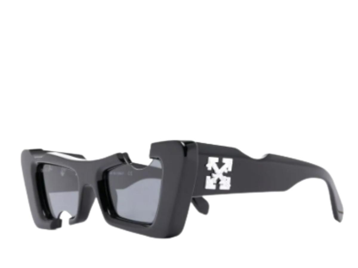 OFF Cady rectangle-frame sunglasses – LAZYDAISY SWIMWEAR Off-White