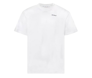 Off-White Caravag Arrow Over Short-Sleeve Tee White