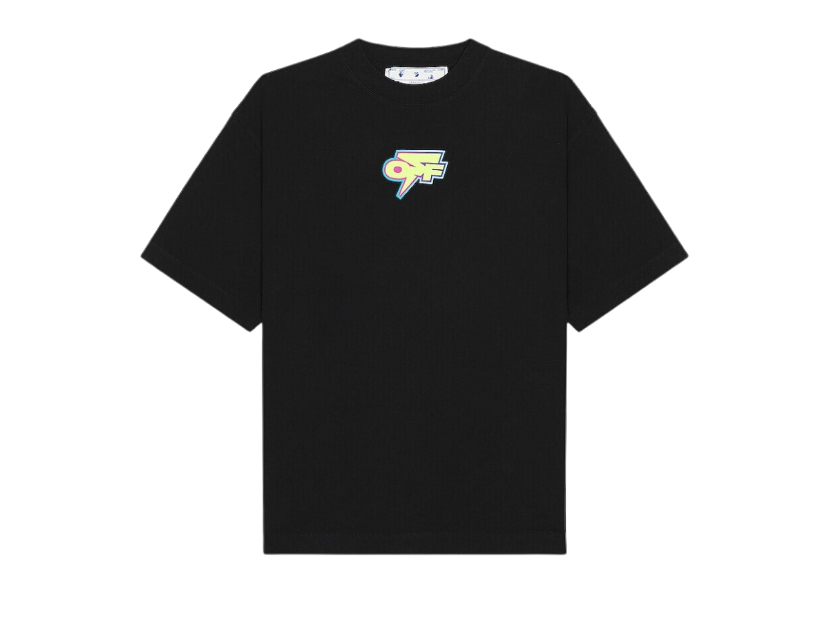 SASOM | apparel Off-White Degrade Thunder Skate Oversized Tee Black ...