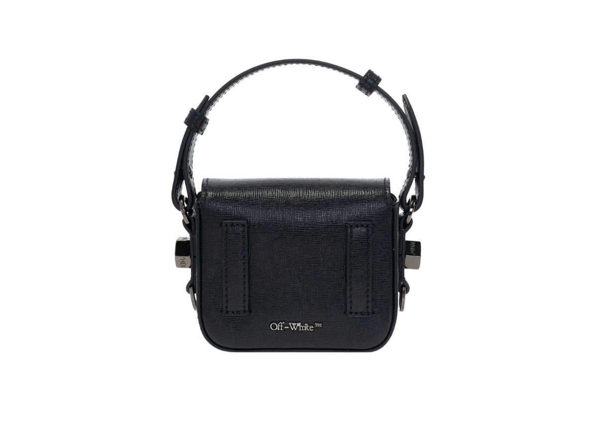 SASOM | bags Off-White Diag Baby Flap Bag With Binder Clip In Leather Black  Check the latest price now!