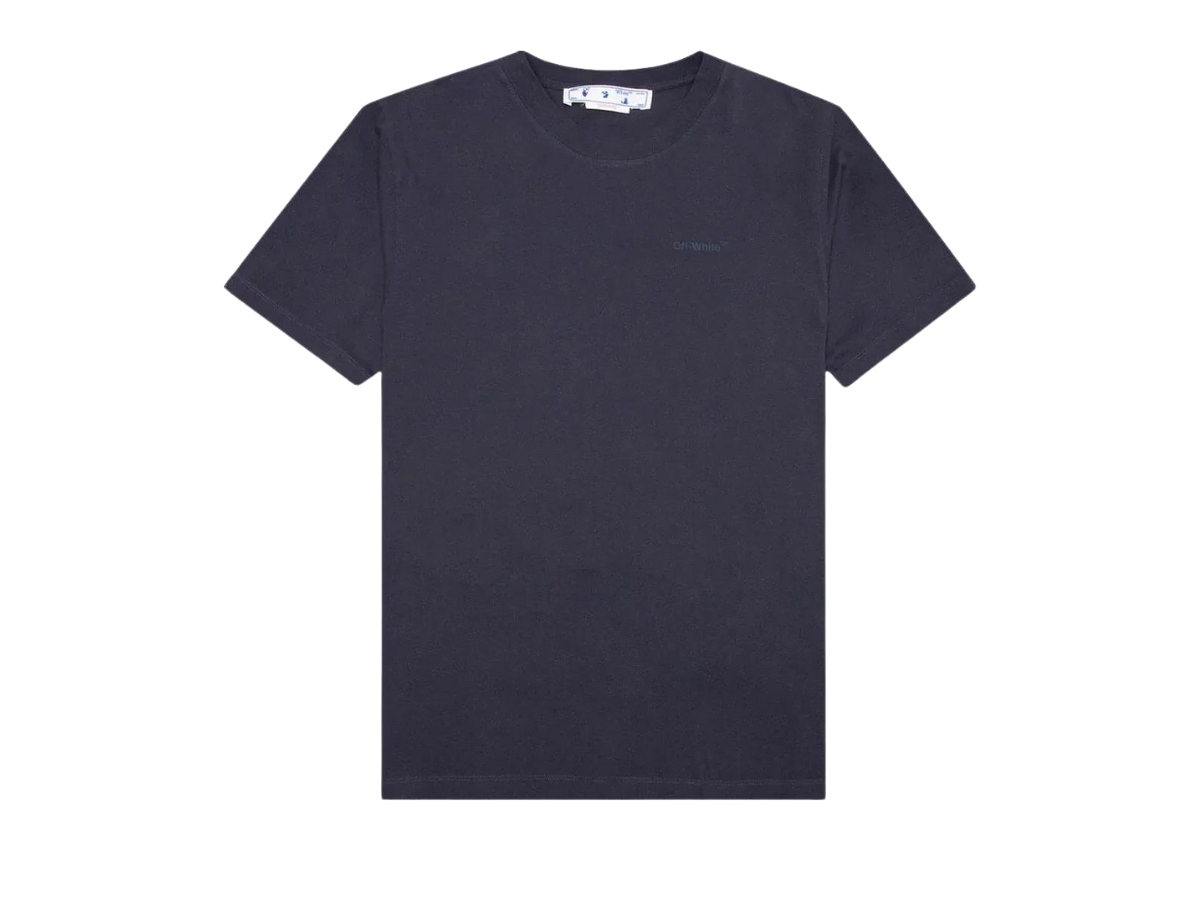 【Off-White】Screamble Diag Slim Short Sleeve T-shirt OFF-WHITE Scribble Diag S/S Tee Black Men's - US