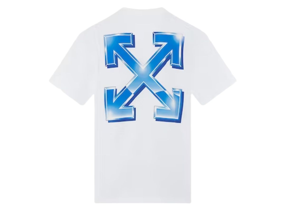 Off white outlet tee blue