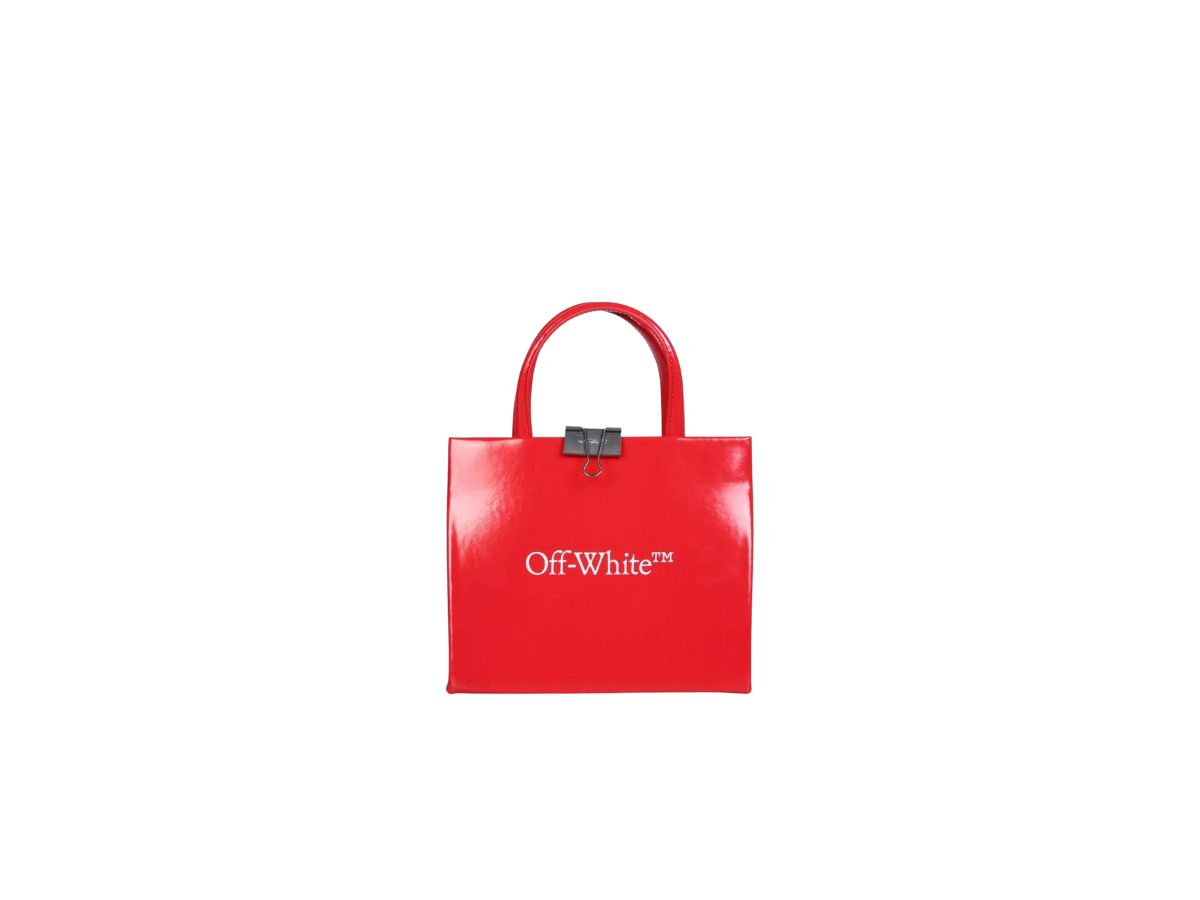 Off-white Degrade Small Box Tote Bag In Blue