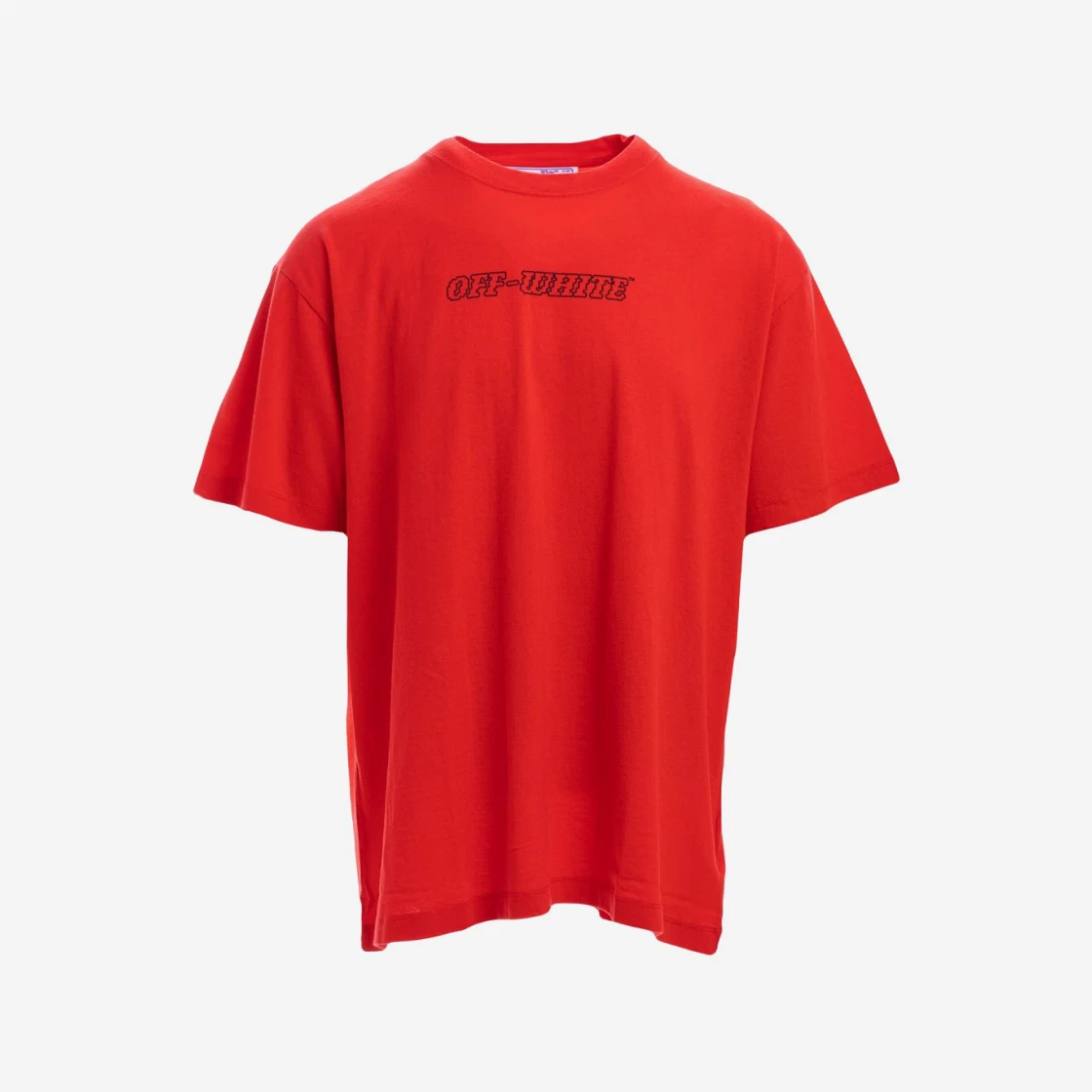 Off-White Pascal Hand Printing Over S/S T-Shirt Red | ของแท้
