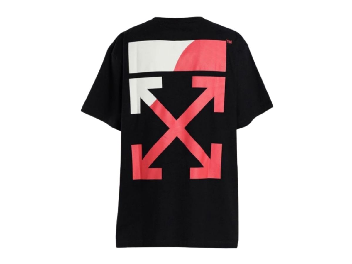 Off white red 2024 and black shirt