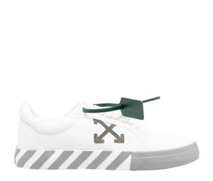 Off-White Vulc Low Canvas White Military Green