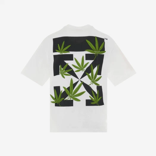 Off-White Weed Arrow Skate Over S/S T-Shirt White