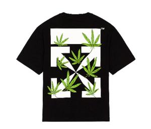 Buy OFF-WHITE Weed Arrows Oversized T-Shirt Black/Green at Sasom – Authentic and Ready to Ship