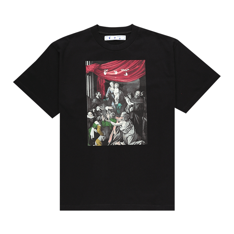 Off-White Caravaggio Painting Short-Sleeve Over Tee 'Black'