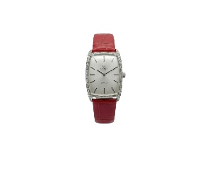 Buy Omega 25MM Diameter Stainless Steel Leather Red at Sasom – Authentic and Ready to Ship