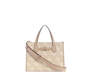 Buy Guess Izzy 2 Comp Tote Beige at Sasom – Authentic and Ready to Ship