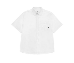 OY Back Stitch Pocket Half WhiteShirts