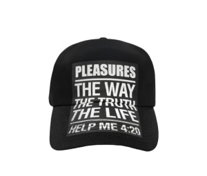 Buy Pleasures Proverb Cap Black at Sasom – Authentic and Ready to Ship