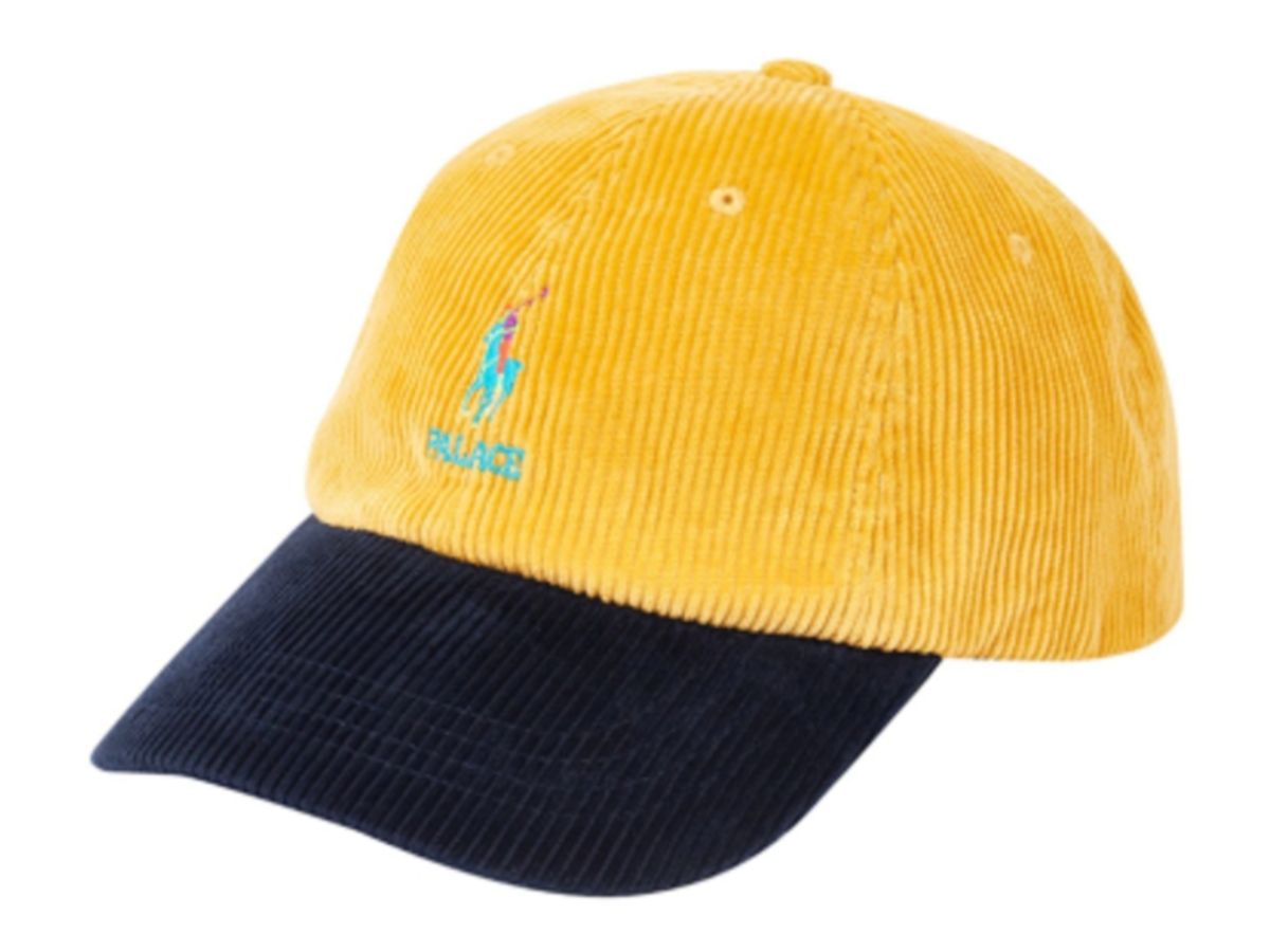 SASOM accessories Palace Ralph Lauren Corduroy Classic Polo Cap Palazzo Yellow Aviator Navy Check the latest price now