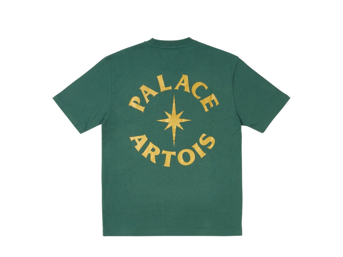 Buy Palace Stella Artois T-Shirt Bottle Green | SASOM