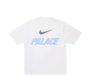 Buy Palace x Nike Font Swoosh T-shirt White at Sasom – Authentic and Ready to Ship