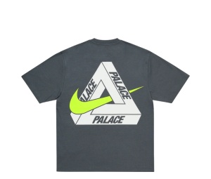 Buy Palace X Nike Tri Swoosh T-shirt Charcoal at Sasom – Authentic and Ready to Ship