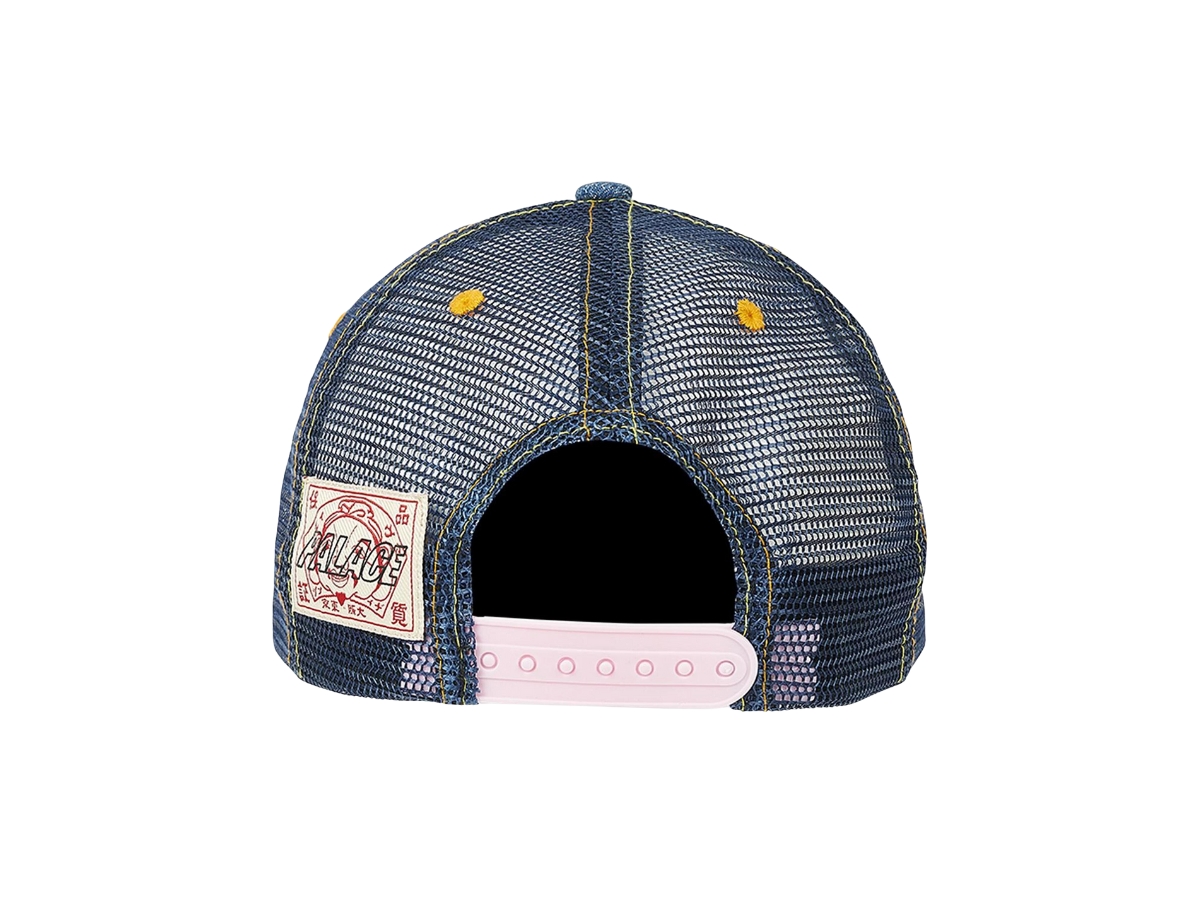 SASOM | accessories Palace X Evisu Denim And Mesh Trucker Stone