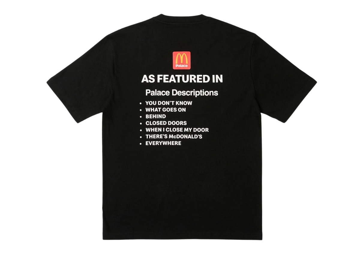 納品書付き◇PALACE × McDONALD´S◇SIGN T-SHIRT-