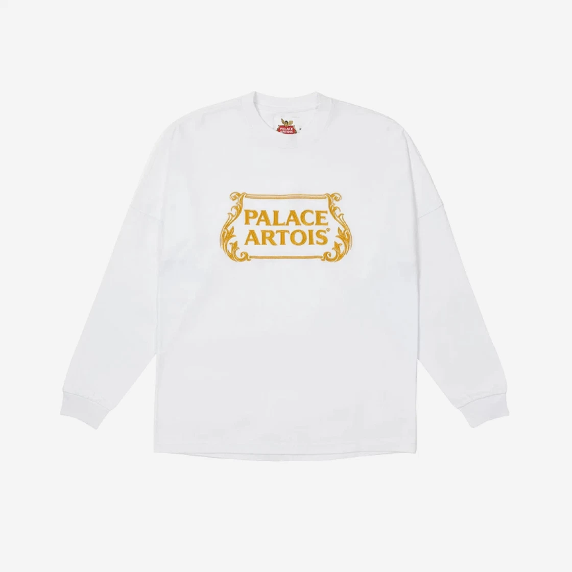 https://d2cva83hdk3bwc.cloudfront.net/palace-x-stella-artois-drop-shoulder-long-sleeve-white---21ss-2.jpg